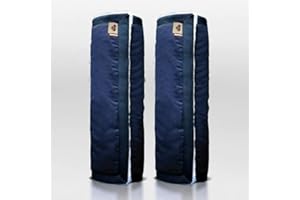 LOVEHORSES Sottofasce Terapeutiche Bio-Ceramica - per Artrosi/Artrite in Cavalli - Made in Italy – Large h.55x63 Solo per Posteriori, Blu Navy - Oeko-Tex Certificato