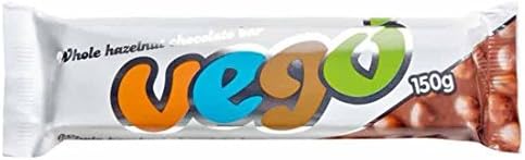 Vego Good Food | Whole Hazelnut Chocolate Bar | 4 x 150g