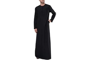 Risaho Herren Kaftan Sommer Islam Muslim Druck Robe Baumwolle Leinen Bunt Arabische Islamische Kleidung Indisch Muslimische Afrika Dubai Kaftan für Männer