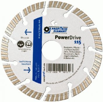 Profi Tech Diamant Trennscheibe 115 10101 0