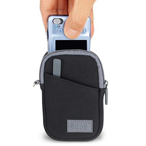 Accessory Power GEAR-GLOV-BLK Caja compacta Negro, Gris estuche para cámara fotográfica - Funda (Caja compacta, Universal, Nikon Coolpix L29, L30, L27, S5300, S9500, S6700, S6900, S6800, P330., Negro, Gris)
