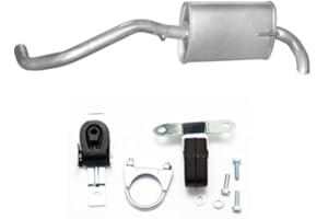 POLM-OSTR Auspuff Endschalldämpfer + Montageware Ersatzteil (siehe Artikelbeschreibung)