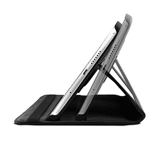 Huawei MediaPad M3 8.4 Hülle Case, Infiland PU Ledertasche lederhülle 360° Drehbarer Stand Smart Cover Case Schutzhülle Tasche Etui für Huawei MediaPad M3 8.4 Tablet-PC(mit Auto Schlaf / Wach Funktion)(Schwarz) - 6