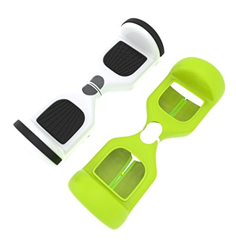 Preisvergleich Produktbild sunnymi Smart Balancing Scooter Schutzhülle Hoverboard Balance Auto Reißverschluss tragbare ,Silikon Tasche für 6,5 Zoll 2 Räder (KAUTSCHUK, Grün)