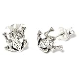 Pendientes Rana Real Plata (925 de plata)
