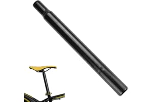 AFASOES Reggisella per bicicletta, 25,4/27,2/28,6/31,8 mm, in ferro, per mountain bike, bici da strada, mountain bike, bici da strada, mountain bike, bici da strada, BMX, cambio fisso, nero