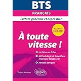 Bts Francais Culture Generale Et Expression 1 A Toute Vitesse 2 Seuls Avec Tous Examen 2020 Amazon Fr Belhassen Laure Ramade Anne Livres