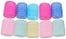 Meta-U 10pcs LARGE Velcro Cling Rollers Curlers Hair Style Salon DIY Pink 4.9cm DIA