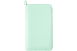 Filofax Saffiano Personal Compact - Organizer con cerniera, colore: verde menta