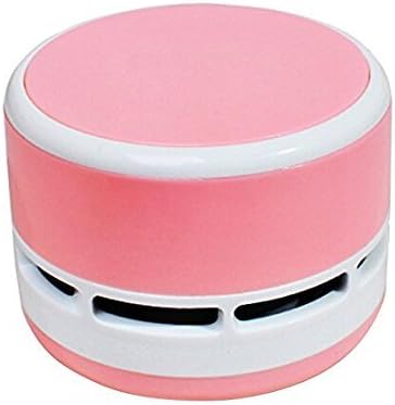 Handheld Dust Cleaner Mini Table Dust Vacuum Cleaner Table Cleaning Assistance Keyboard Cleaning Dust Vacuum Children' Day Gift (Pink)