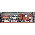 MOTOR ZONE from Peterkin | Fire & Rescue Team Toy Vehicles | 33cm diecast metal and plastic set including Fire Engine, Police Car and Fire & Rescue Car | 1:48 Scale | Diecast Vehicles | Ages 3+