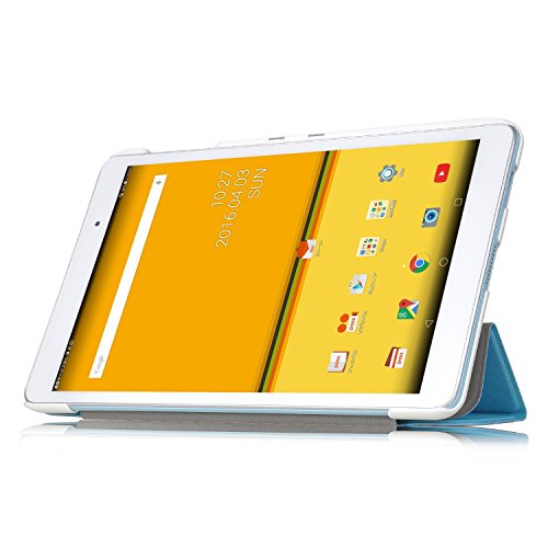 Huawei MediaPad T2 7 Pro Hülle, IVSO hochwertiges PU Leder Etui – mit Standfunktion, super 360° Anti-Wrestling, Schutzhülle für Huawei MediaPad T2 7 Pro LTE 7 Zoll Tablet PC perfekt geeignet (Für Huawei MediaPad T2 7 Pro, Blau) - 3