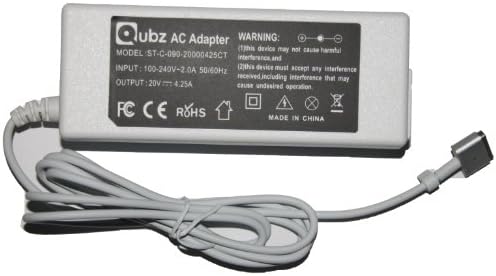 85W MD506LL/A A1398 Magsafe 2 Replacement Laptop / Notebook AC - DC Adapter / Charger for Apple MacBook Pro with 15.4 inch Retina display with Qubz 1 year warranty and UK mains lead included. Compatible models include MD103 MD104 MD103LL/A MD103D/A MD103B/A MD103F/A MD103J/A MD103K/A MD103N/A MD103Y/A MD103X/A MD104LL/A MD104D/A MD104B/A MD104F/A MD104J/A MD104K/A MD104N/A MD104Y/A MD104X/A MC975 MC976 MC975LL/A MC975D/A MC975B/A MC975F/A MC975J/A MC975K/A MC975N/A MC975Y/A MC975X/A MC976LL/A MC976D/A MC976B/A MC976F/A MC976J/A MC976K/A MC976N/A MC976Y/A MC976X/A