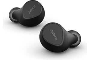 ‎JABRA Jabra Evolve2 Buds Prawdziwie bezprzewodowe douszne słuchawki Bluetooth z aktywną redukcją szumów i technologią MultiSensor Voice z 4 mikrofonami - certyfikat Microsoft Teams i inne platformy. Czarne