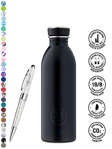 24 Bottles Bottiglia di acqua Urban 250 ml | 500 ml | 1000 ml colori diversi 24bottles, Contenuto:500 ml, Colore:tuxedo black
