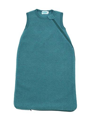 Preisvergleich Produktbild Reiff Baby Schlafsack aus kuschelig weichem Wollfleece - Fleeceschlafsack, 100% Merinoschurwollfleece kbT, Pazifik-blau, 62 / 68