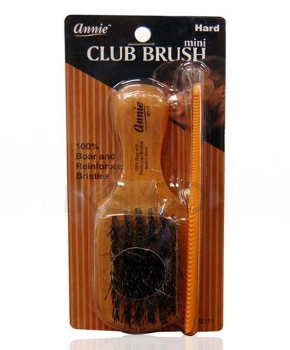 ANNIE MINI CLUB BRUSH 100% BOAR BRISTLES 2111(HARD)