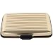 Produktbild card-guard 82–9860 Aluminium Kreditkarte Brieftasche, RFID-blockierender Fall, Gold