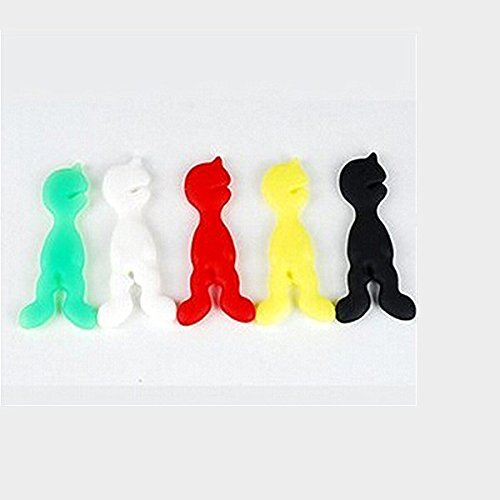 SwirlColor 2 Stück Kopfhörer-Kabel-Manager Earbud Cord Organizer Wire Winder – zufällige Farbe - 4