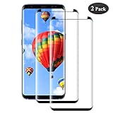 1️⃣【Máxima protección】- El protector de pantalla Samsung Galaxy S8 fabricado en cristal templado. Tras una prueba de resistencia ante caídas, hemos podido comprobar que su teléfono estará bien protegido. Sin rasguños, grietas, ni daños en la pantalla, antihuellas, a prueba de polvo e impermeable.