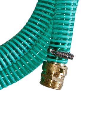 Sauggarnitur 4m lang 1 Zoll NW 25 Saugschlauchgarnitur Saugschlauch Ansauggarnitur - 2