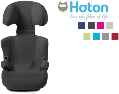 HATON Terry Towel Cover/Replacement Cover Spring/Summer/Autumn – -Universal Cover for Römer Kid Child Car Seat Group 2/3 + e.g. for Maxi Cosi Rodi and