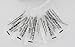 Body Ear Navel Nipple Eyebrow Piercing Needles Sealed and Sterilized 12G 14G 16G 18G Gauge (Pack of 10) (16G)