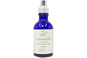 Acqua Aromatica BIO Camomilla Romana – Idrolato DRENANTE, LENITIVO, CALMANTE - Puro Concentrato di Natura – Erbe Toscane (50 ml)