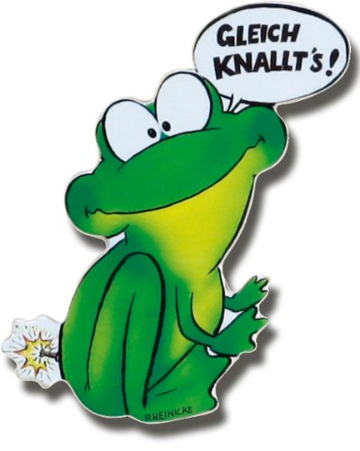 Magnettafel Frosch – Lauschige Design Metall Magnetpinnwand 60×40 cm – Memoboard Pinnwand mit Motiv: Natur & Tiere Froschteich – inkl. 8 Magnete Frösche für Magnetwand – Original GUMA Magneticum® - 4