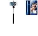 Produktbild Selfie Stick z.B. für Huawei Honor 9, schwarz, kabelgebunden, Monopod, Stab Stange Selfportrait, Handheldstick