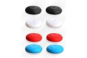 GGZONE 4 Paare Silikon Thumb Grip Stick Kappen Analog Joystick Abdeckung für Nintendo Switch NS Controller Joy-Con ThumbStick