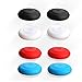 Produktbild Chickwin Aufsätze Thumb Grip Stick Kappe CAPS Grips für Nintendo Switch Joy-Con Controller (Schwarz Rot Blau Weiß 8pc)
