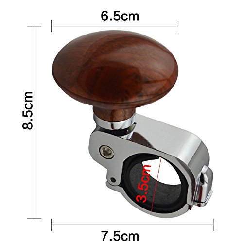 FomCcu Boule assistée pour le volant de voiture, bouton de poignée pour faciliter la manipulation du véhicule