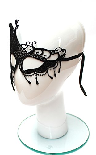 Venezianische Maske Maskerade Spitze Schwarz Mitternacht Erotikmaske Ball Ballmaske Princess Maske Casual Dating - 3