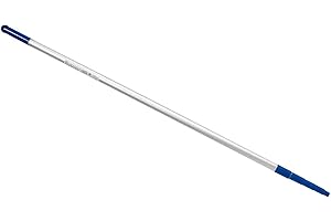 ACAN Palo, mango telescópico de aluminio. Extensible 5 metros con rosca. Limpieza profesional de zonas de difícil alcance (5M)