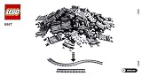 LEGO City - 64 bewegliche / flexible Schienen passend zu 7939 und 7938 und 7896 - Lego