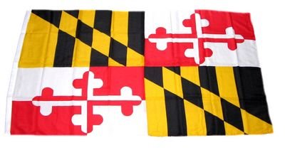 Preisvergleich Produktbild Fahne / Flagge USA Maryland NEU 90 x 150 cm Flaggen