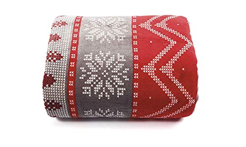 EASY HOME Manta de Invierno navideña de Suave Microfibra 220 gsm. Fantástica Idea
