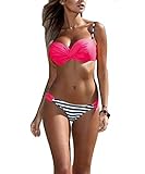 Bikini Top: Push up con llantas, correa de espagueti ajustable