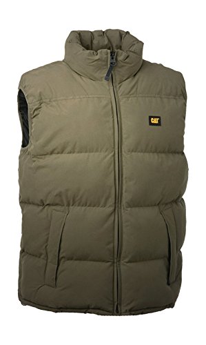 Preisvergleich Produktbild Caterpillar Mens Quilted Insulated Vest Bodywarmer Gilet Green