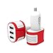 Produktbild Drei-Port Schnelle USB-Auto-Ladegerät Zigarette Ladegerät für Apple Smartphones iPhone iPad iPod Android iOS Tischgeräte