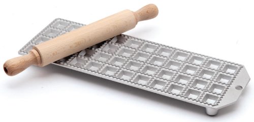 MAAJ® RAVIOLIFORM RAVIOLIBRETT NUDELBRETT 48 MINI RAVIOLINI CLASSICI MIT TEIGROLLE - 5