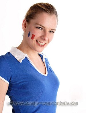 25 x Frankreich Tattoo Fan Fahnen Set – WM 2018 France temporary tattoo Flag (25)