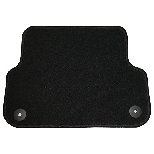 Tapis de voiture tapis auto velour Noir AM7174p