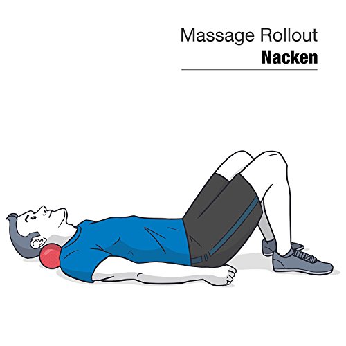 Duoball Faszienrolle – Doppel-Massageball inkl. Start-Guide – für wirkungsvolle Selbstmassage, Faszientraining und punktuelle Triggerpunkttherapie – ideal für Rücken, Nacken, Arme und Achillessehne – 8cm oder 12cm – von enducore - 3