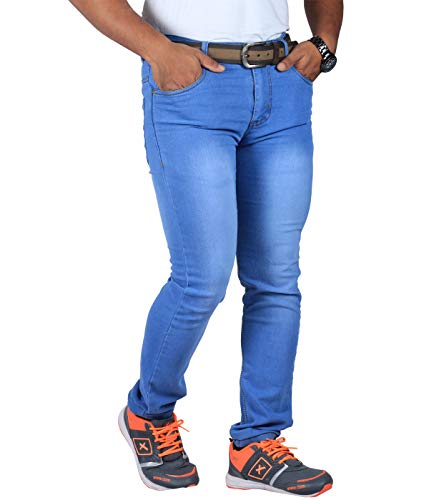 L,Zard Mens Stretchable Fabric Light Blue Slim Fit Jeans RS.599 (74.00% Off) - Amazon L,Zard Mens Stretchable Fabric Light Blue Slim Fit Jeans RS.599 (74.00% Off) - Amazon