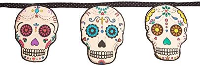 Sass & Belle Sugar Skull Padded Bunting