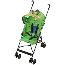 Safety 1st Poussette Canne Fun Crazy Peps Spike, Légère avec Canopy, Design Dinosaure