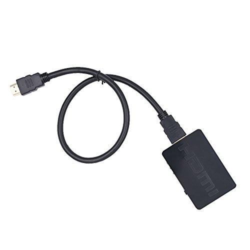 Everesta 3 Port HDMI Switch Splitter mit 1,5 Fuß High-Speed HDMI Kabel unterstützt 4K, 3D, Full HD1080P - 2