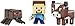 Price comparison product image Minecraft Cow/Steve with Pickaxe and Spider Figures (Pack of 3)